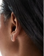 multigem star crawler earrings in sterling silver