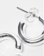 2-pack everyday hoop earrings in plated sterling silver