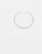 dainty band ring in sterling silver